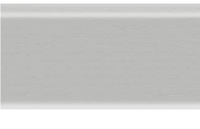 Плинтус Идеал Деконика с кабель-каналом светло-серый 2,2 м 85 мм