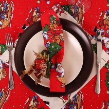 Салфетка 30х30 Доляна Новогодний подарок хлопок 1505586