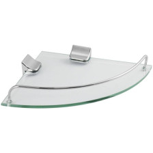 Полка стеклянная угловая 10101