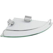 Полка стеклянная угловая 10101