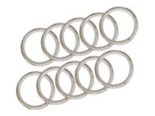 Комплект колец 10 шт СФ19-400-33 Белое золото Дельфа