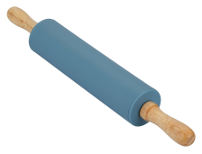 Скалка силиконовая 48(28,5)х7 см 93-SI-CU-15.5