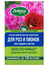 Удобрение для роз и пионов органо-минеральное 100мл Добрая Сила