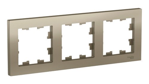 Рамка 3-м Atlas Design ATN000503 шампань