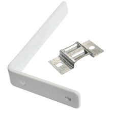 Держатель настенный с креплением 12 см белый Эскар