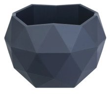 Кашпо Топаз антрацит d21,8 h15см 2,5л