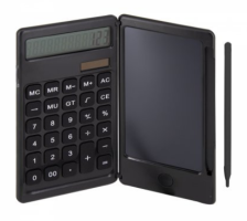 Калькулятор настольный 12 разр Aligar двойное питание 162х80х14 мм с планшетом черный