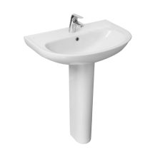 Раковина Прайм-65 белый с пьедесталом