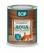 Пропитка для древесины AQUA БОР бесцветная (0,9кг) Квил