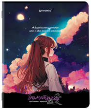 Тетрадь предметная 48 л Brauberg ANIME GIRLS Геометрия