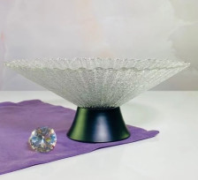 Конфетница 15 см на ножке LENARDI стекло 200-110