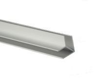 Профиль угловой универсальный 6мм L=600 хром матовый