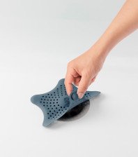 Фильтр для слива Starfish серо-голубой