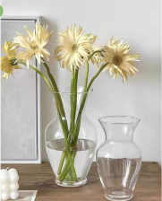 Ваза стеклянная 13,2х15,7 см прозрачный