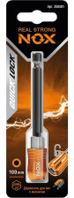 Держатель для бит с магнитом 100мм 1шт NOX QUICK LOCK 350501