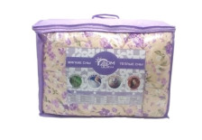 Одеяло ДомВелл Верблюжья шерсть (п/э 70, чемодан) Плотность: 300гр, Евро