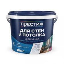 Краска для стен и потолка белая матовая (1,4л) Престиж