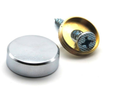 Зеркалодержатель под отверстие 21мм хром