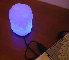 Лампа солевая "Скала" USB