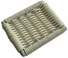 Ротанг круглый белый