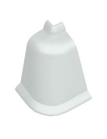 Угол внешн пласт белый KORNER