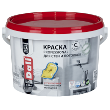 Краска PROFESSIONAL для стен и потолков база C (2,5л) Dali