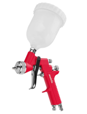 Краскораспылитель MTX HP 600 мл пневматический верхний бак (сопло 1.7 мм)