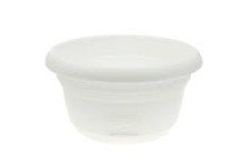 Миска с поддоном Флора 30 белый 5,0л