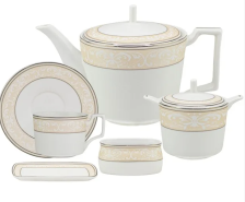 Сервиз чайный 18пр 250 мл ДЖУЛЬЕТТА LENARDI костяной фарфор 145-350