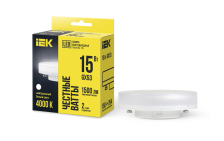 Лампа светодиодная GX53 15W/4000 IEK