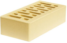 Кирпич лицевой одинарный слоновая кость Строма