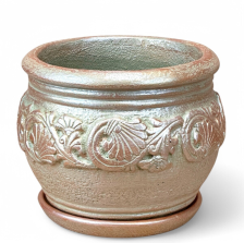 Горшок керамический с/п Палермо 34х41см латунь U1714