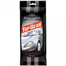 Салфетки влажные Top Gear 30шт для стекол и зеркал