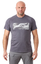 Футболка х/б GRAYLING Riverbad, графит, размер XXL