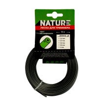 Леска для триммера NATURE круг со стержнем 2.4мм 15м 