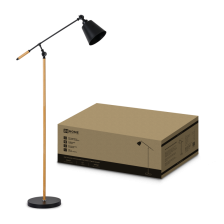 Торшер IN HOME THO 01К-Е27Ч 60W 1300x250  E27 черный плафон, черный корпус