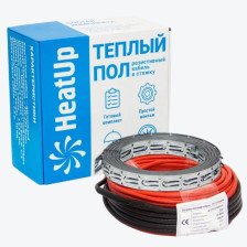 Тёплый пол HeatUP кабельный 2х жильный в стяжку 300Вт 15м S=1,8-2,3м2 шнур 2,5м