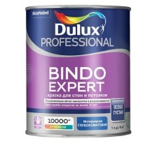 Краска Bindo EXPERT для стен и потолков глубокоматовая (1л) Dulux
