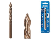 Сверло по металлу 8,0х75х117мм ц/х HSS кобальт Co-5% EXPERT STARTUL SE8300-80