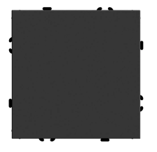 Переключатель 1-м перекрестный Эмили RSW10-5110-05 черный уголь