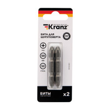Бита двусторонняя PH2хPH2 50мм 2шт Kranz KR-92-0451