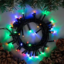 Гирлянда "Нить"  5м Нить Темная LED-50-220V 8р МУЛЬТИ 3556763