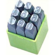 Клейма цифровые №10 сталь 9 шт 37169