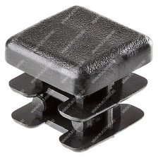 Заглушка квадратная 25х25  черн