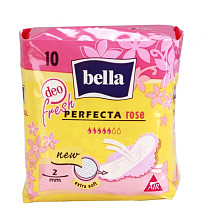 Прокладки БЕЛЛА ПЕРФЕКТА Deo frech ultra 10шт Rose