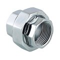 Муфта разъёмная с накидной гайкой 1/2" хром VTr.340С
