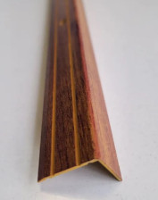 Порог Алком-М ПУ 02 угол 0,9м орех 24х18 мм