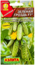 Семена Огурец Зеленая гроздь F1 10шт пчелоопыляемый ранний (Аэлита)