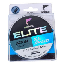 Леска плетёная Salmo Elite х4 BRAID Dark Gray 125/020 4950-020
