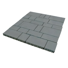 Плитка тротуарная "Инсбрук Тироль" серый 60 мм (1 ряд=0,92 м2)